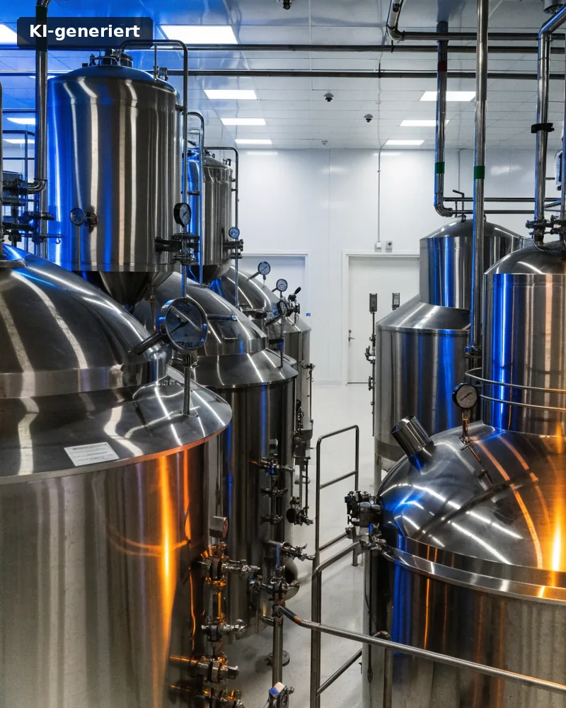 Anlage der Pharmaindustrie, KI-generiertes Bild